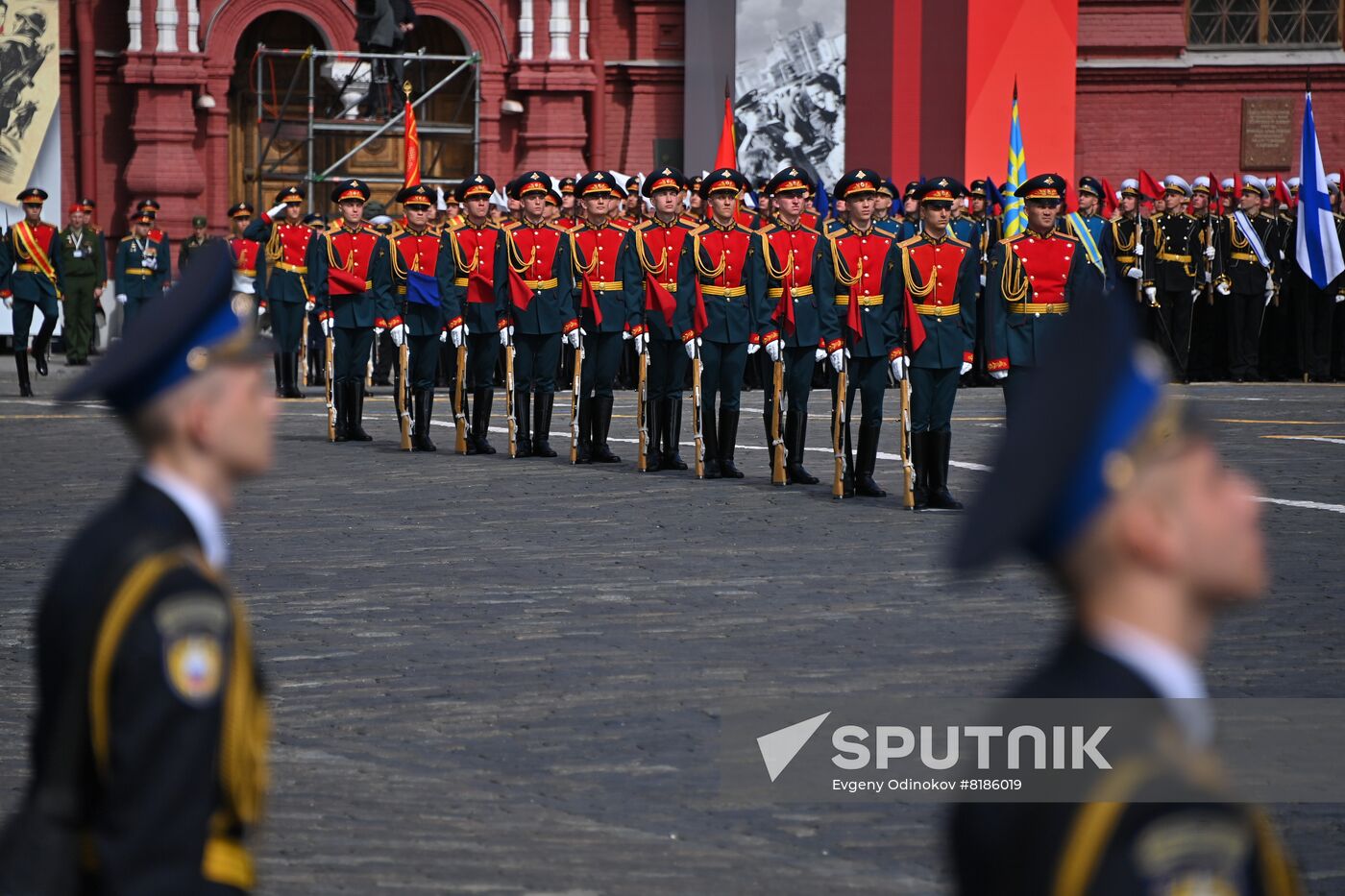 Russia WWII Victory Parade Rehearsal