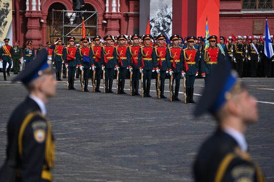 Russia WWII Victory Parade Rehearsal
