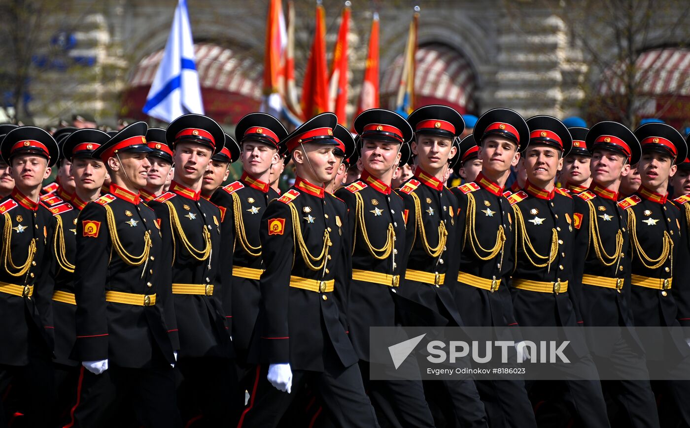 Russia WWII Victory Parade Rehearsal