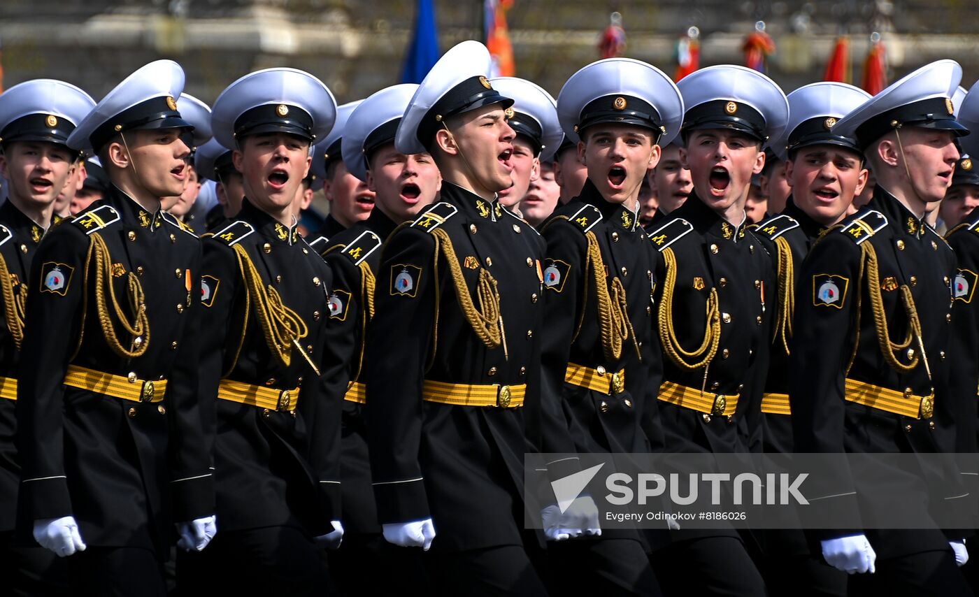 Russia WWII Victory Parade Rehearsal