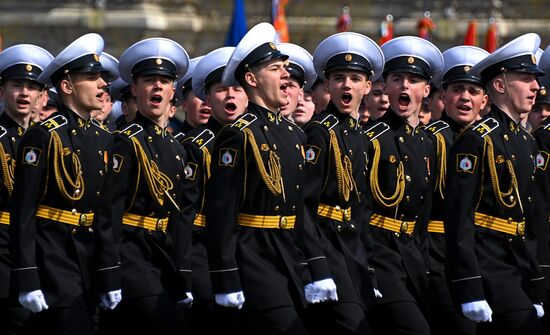 Russia WWII Victory Parade Rehearsal