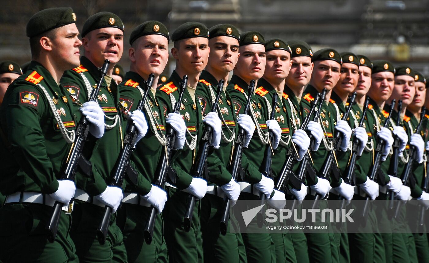 Russia WWII Victory Parade Rehearsal