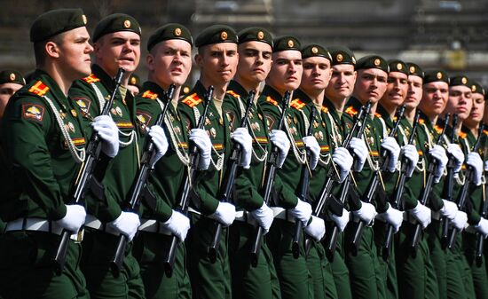 Russia WWII Victory Parade Rehearsal