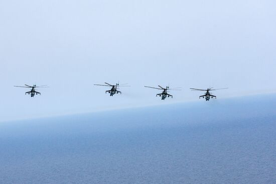 Russia Regions WWII Victory Parade Aerial Rehearsal