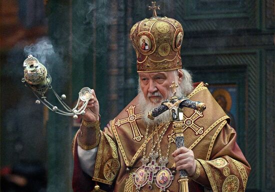 Russia Religion Patriarch Service