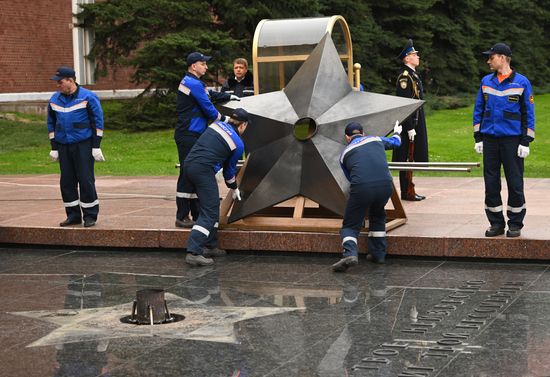Russia WWII Victory Day Preparations