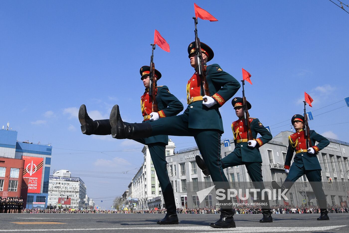 Russia Regions WWII Victory Day Celebrations