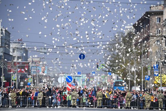 Russia Regions WWII Victory Day Celebrations