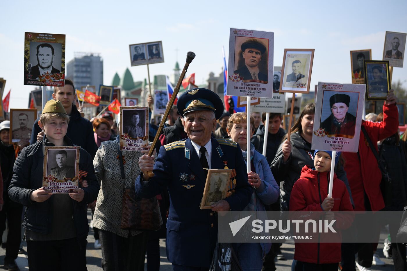 Russia Regions WWII Immortal Regiment March