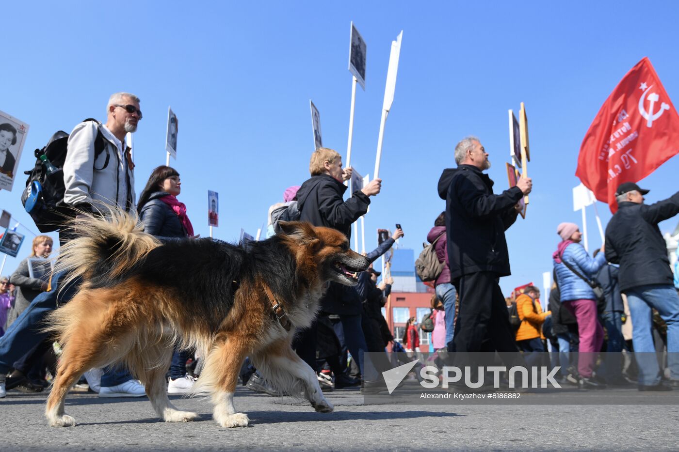 Russia Regions WWII Immortal Regiment March