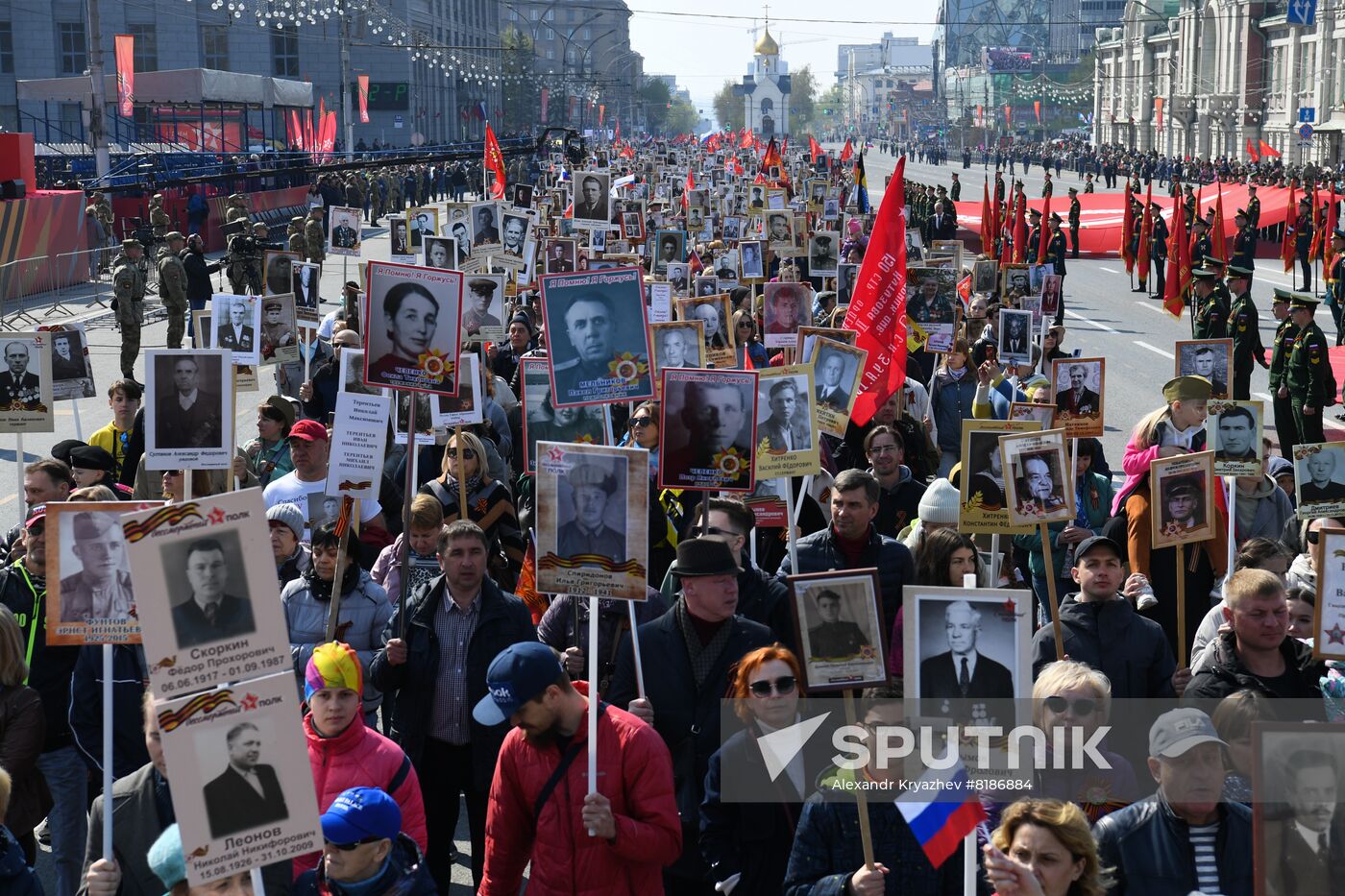 Russia Regions WWII Immortal Regiment March