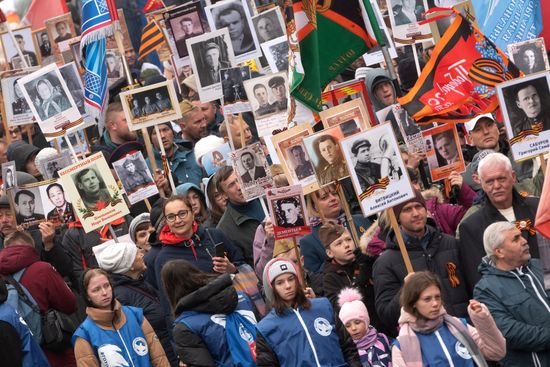 Russia Regions WWII Immortal Regiment March