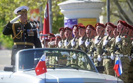 Russia Crimea WWII Victory Day Celebrations