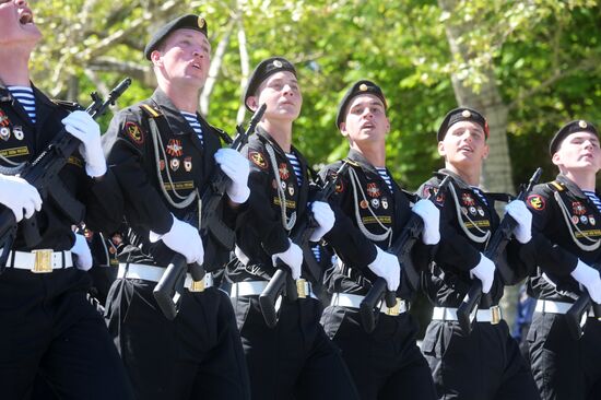 Russia Crimea WWII Victory Day Celebrations