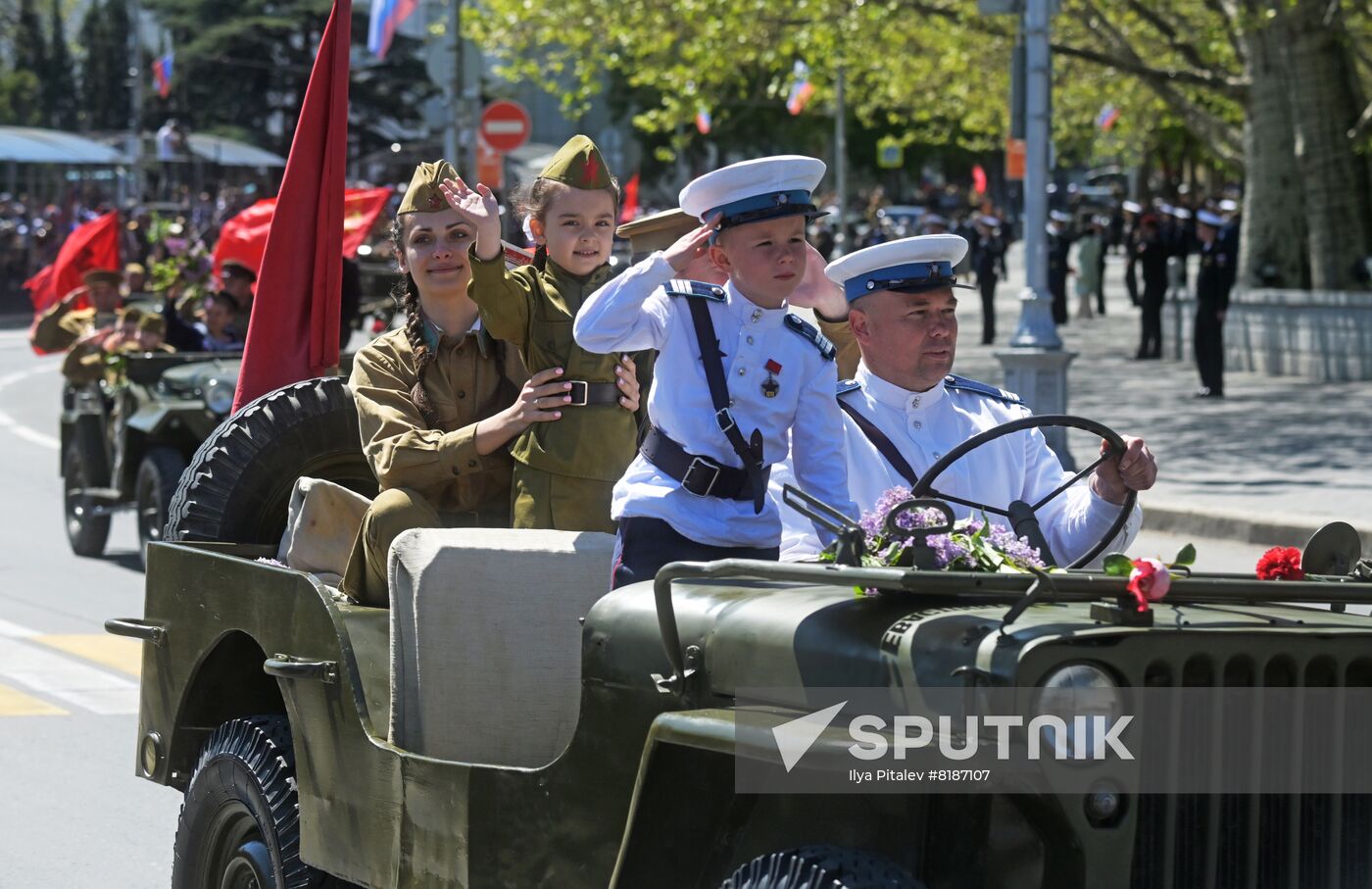 Russia Crimea WWII Victory Day Celebrations
