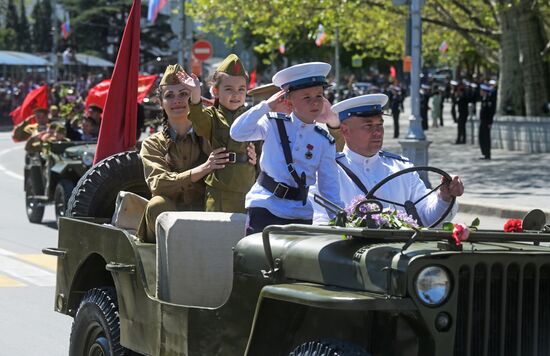 Russia Crimea WWII Victory Day Celebrations