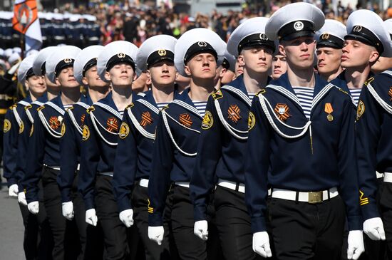 Russia Regions WWII Victory Day Celebrations