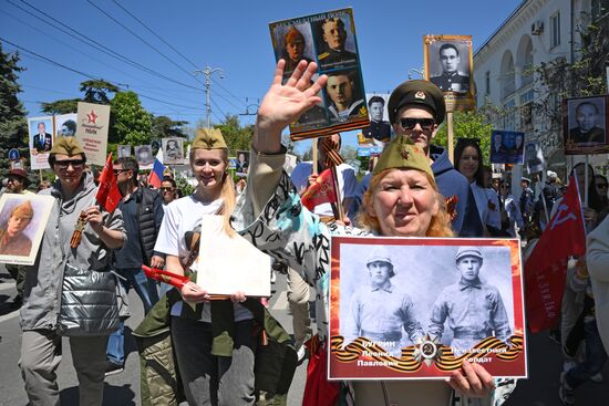 Russia Crimea WWII Victory Day Celebrations