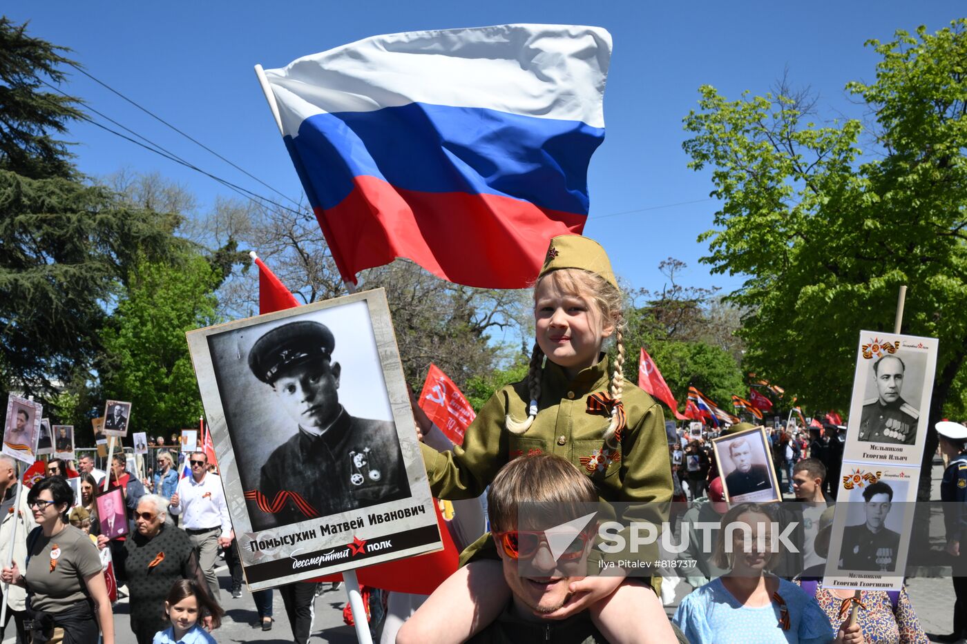 Russia Crimea WWII Victory Day Celebrations