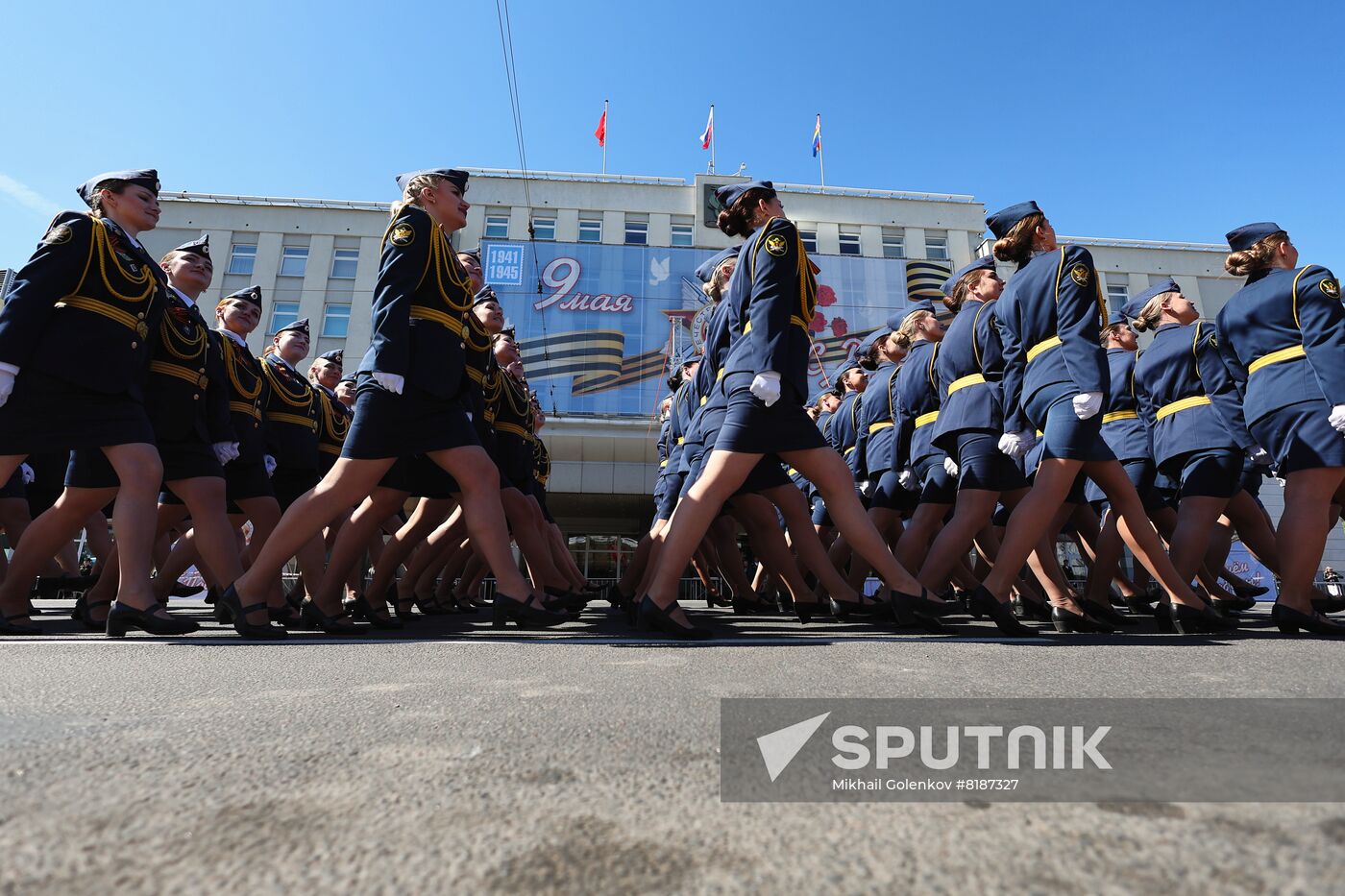 Russia Regions WWII Victory Day Celebrations