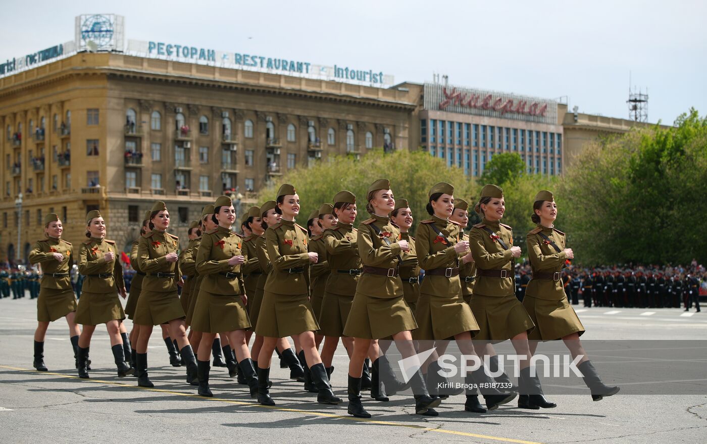 Russia Regions WWII Victory Day Celebrations
