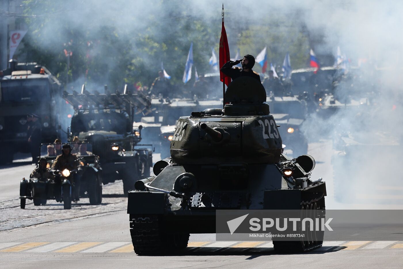 Russia Regions WWII Victory Day Celebrations