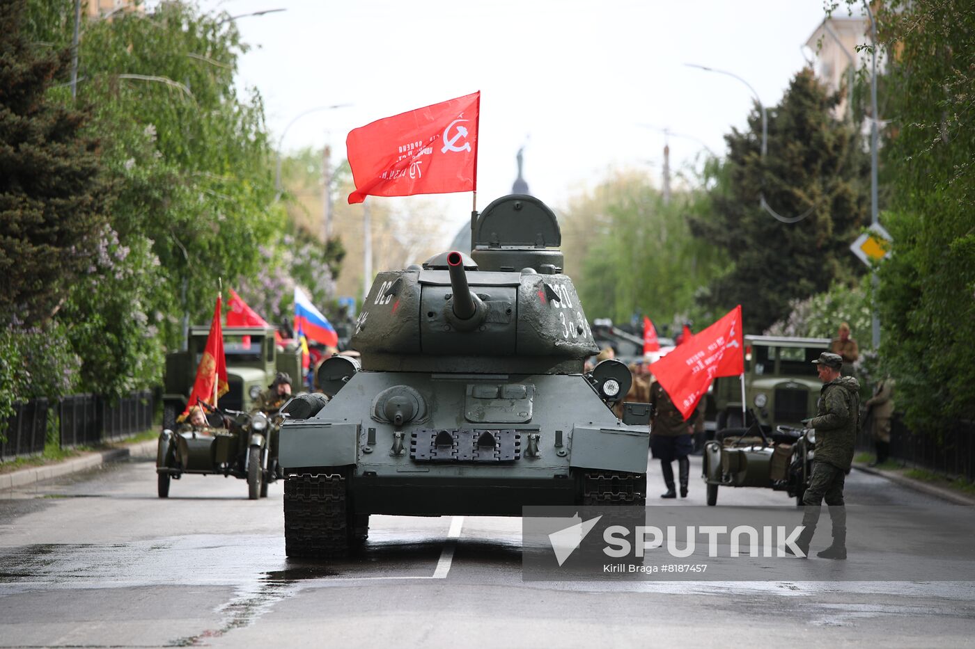 Russia Regions WWII Victory Day Celebrations