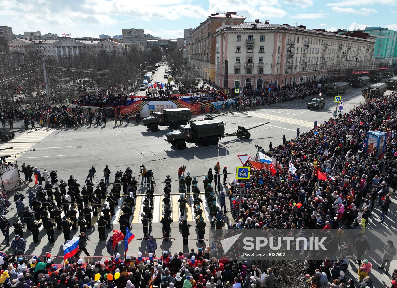 Russia Regions WWII Victory Day Celebrations