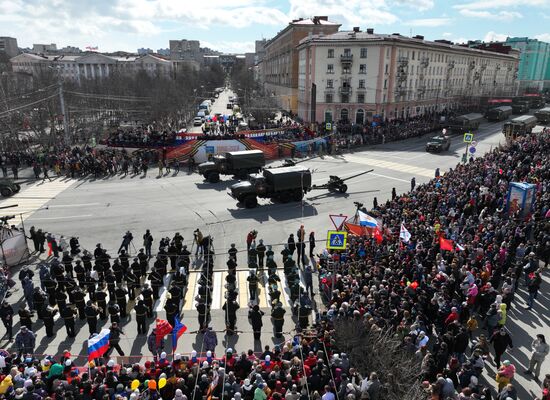 Russia Regions WWII Victory Day Celebrations