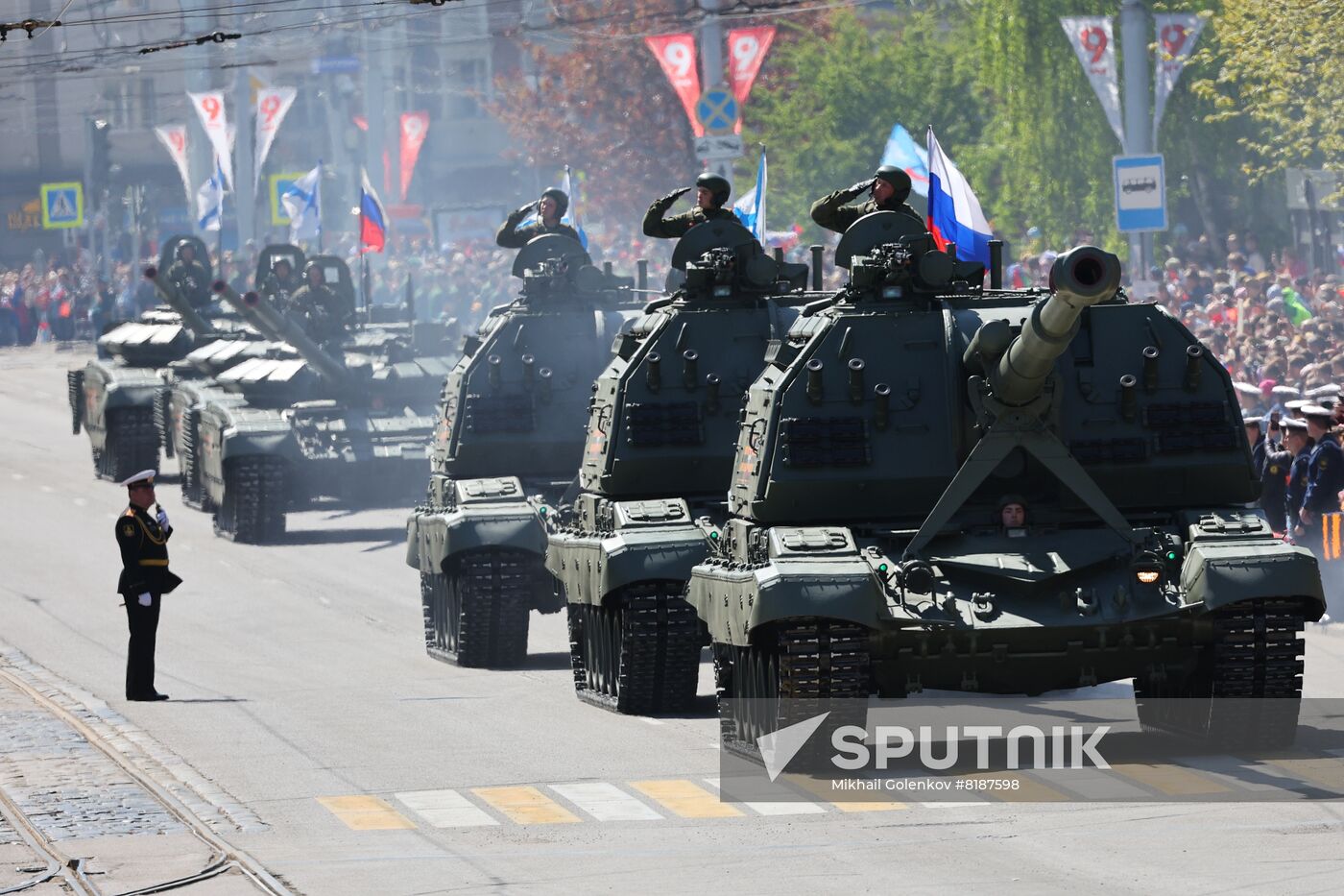 Russia Regions WWII Victory Day Celebrations