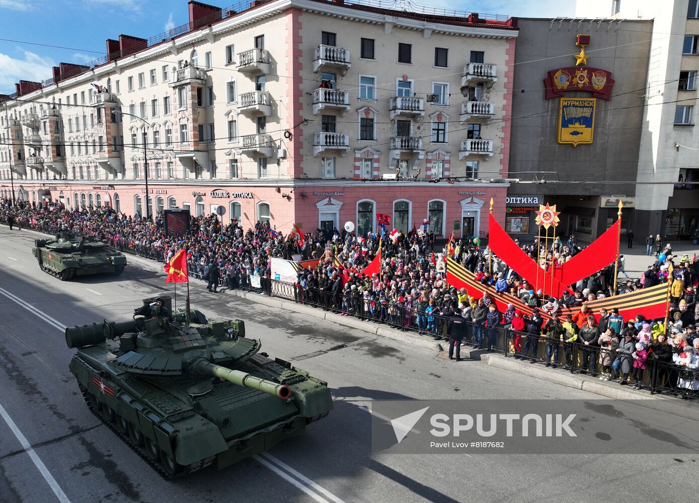 Russia Regions WWII Victory Day Celebrations