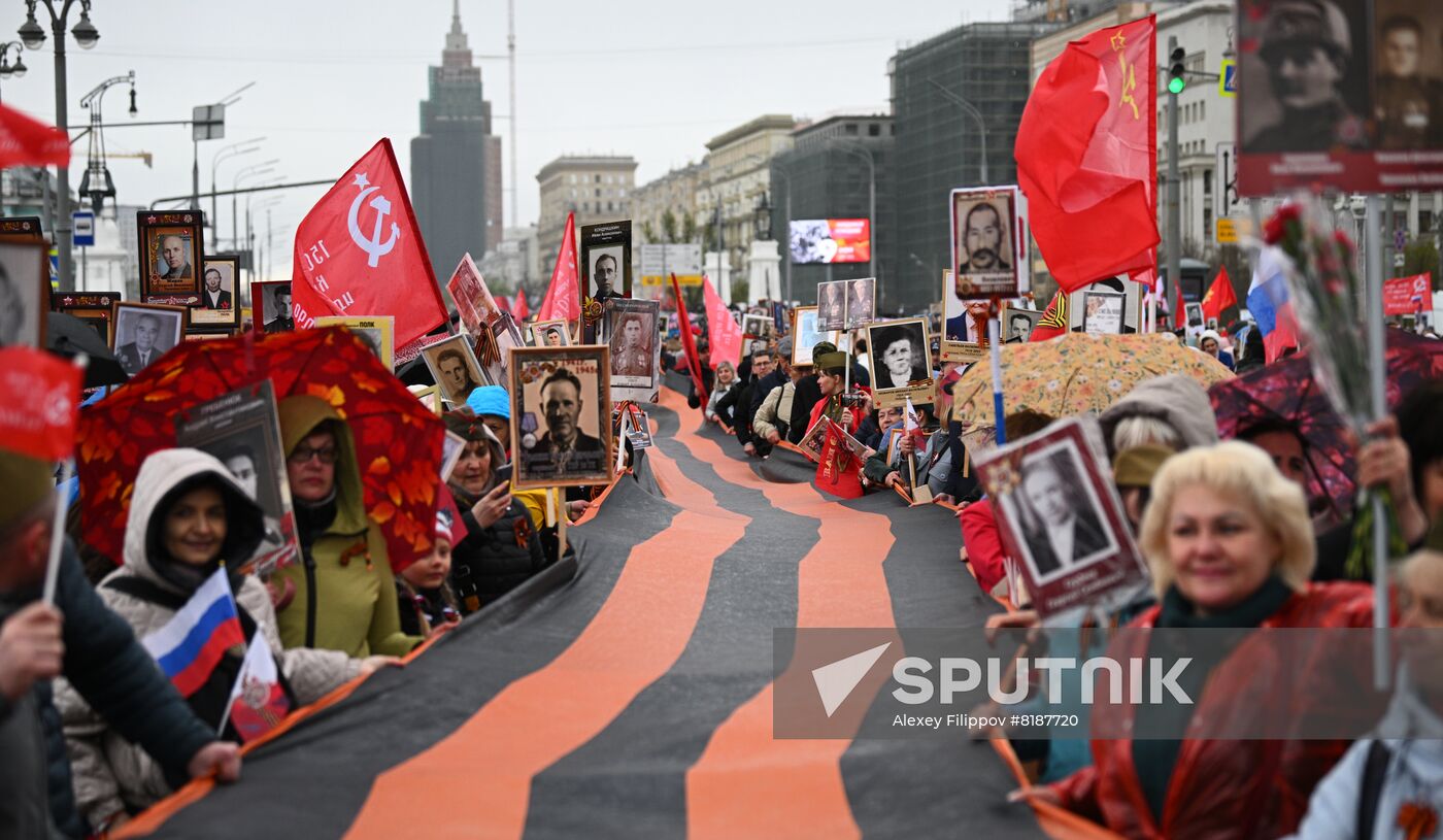 Russia WWII Immortal Regiment March