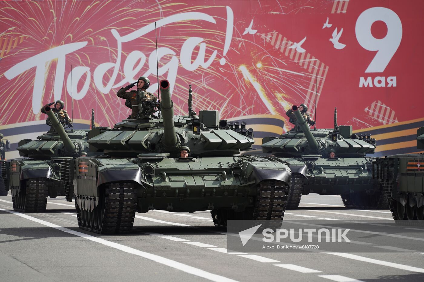 Russia Regions WWII Victory Day Celebrations