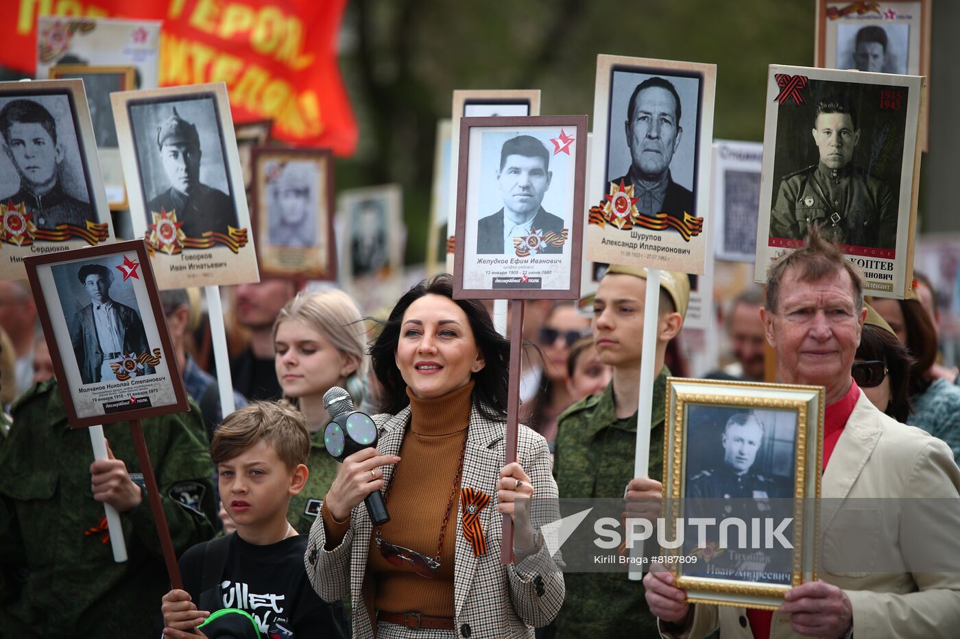 Russia Regions WWII Immortal Regiment March