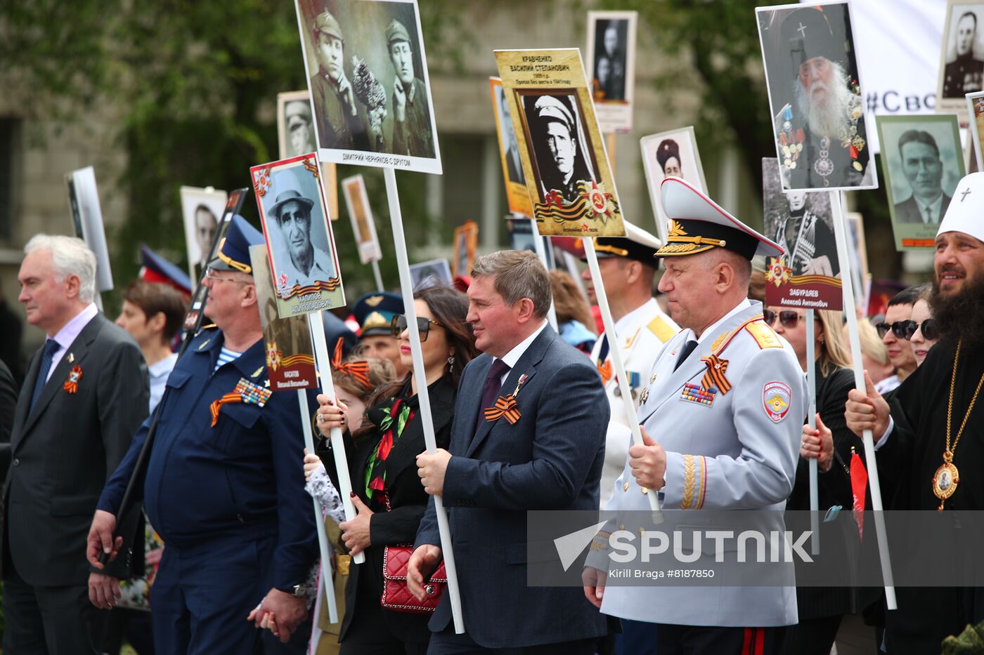 Russia Regions WWII Immortal Regiment March