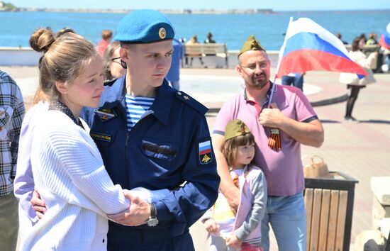 Russia Crimea WWII Victory Day Celebrations
