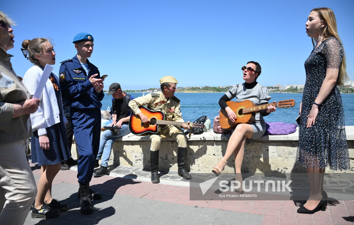 Russia Crimea WWII Victory Day Celebrations