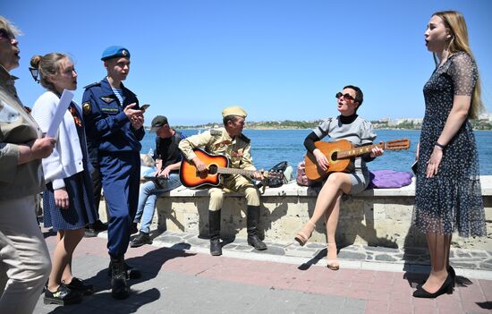 Russia Crimea WWII Victory Day Celebrations