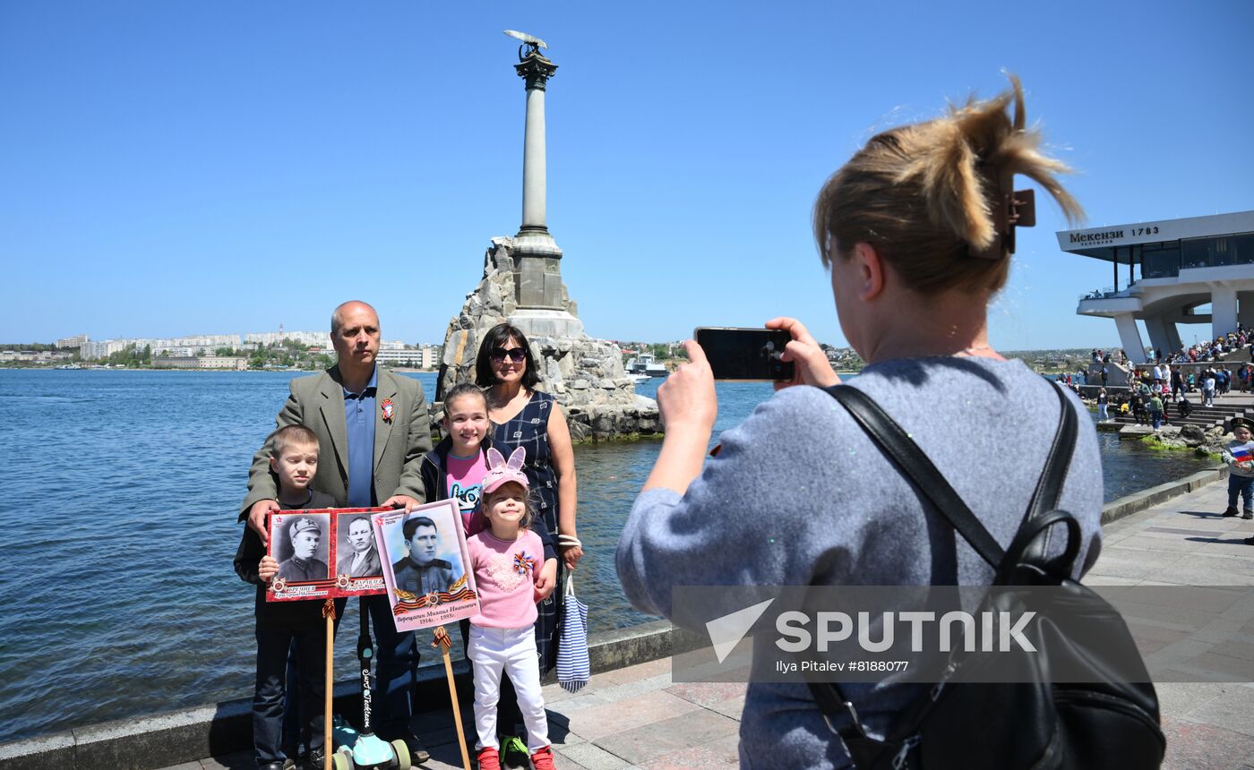 Russia Crimea WWII Victory Day Celebrations