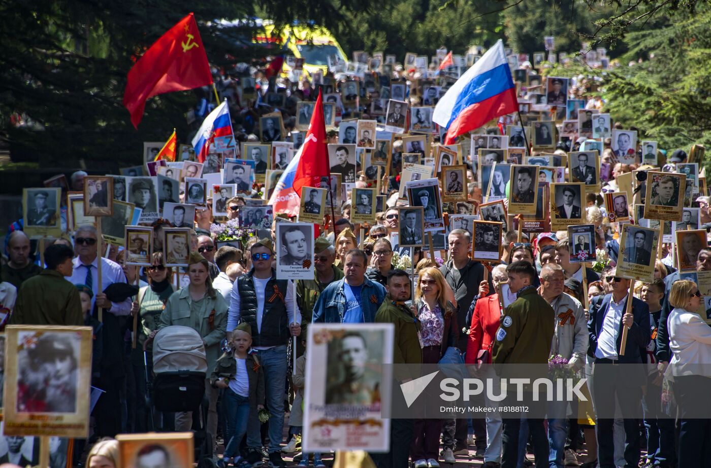 Russia Regions WWII Immortal Regiment March