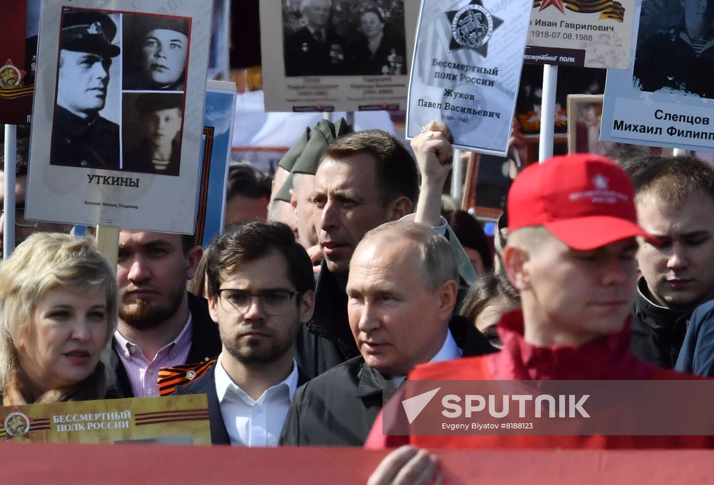 Russia Putin WWII Immortal Regiment March