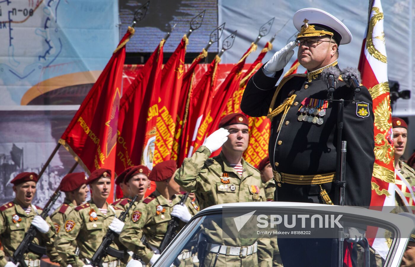 Russia Regions WWII Victory Day Celebrations