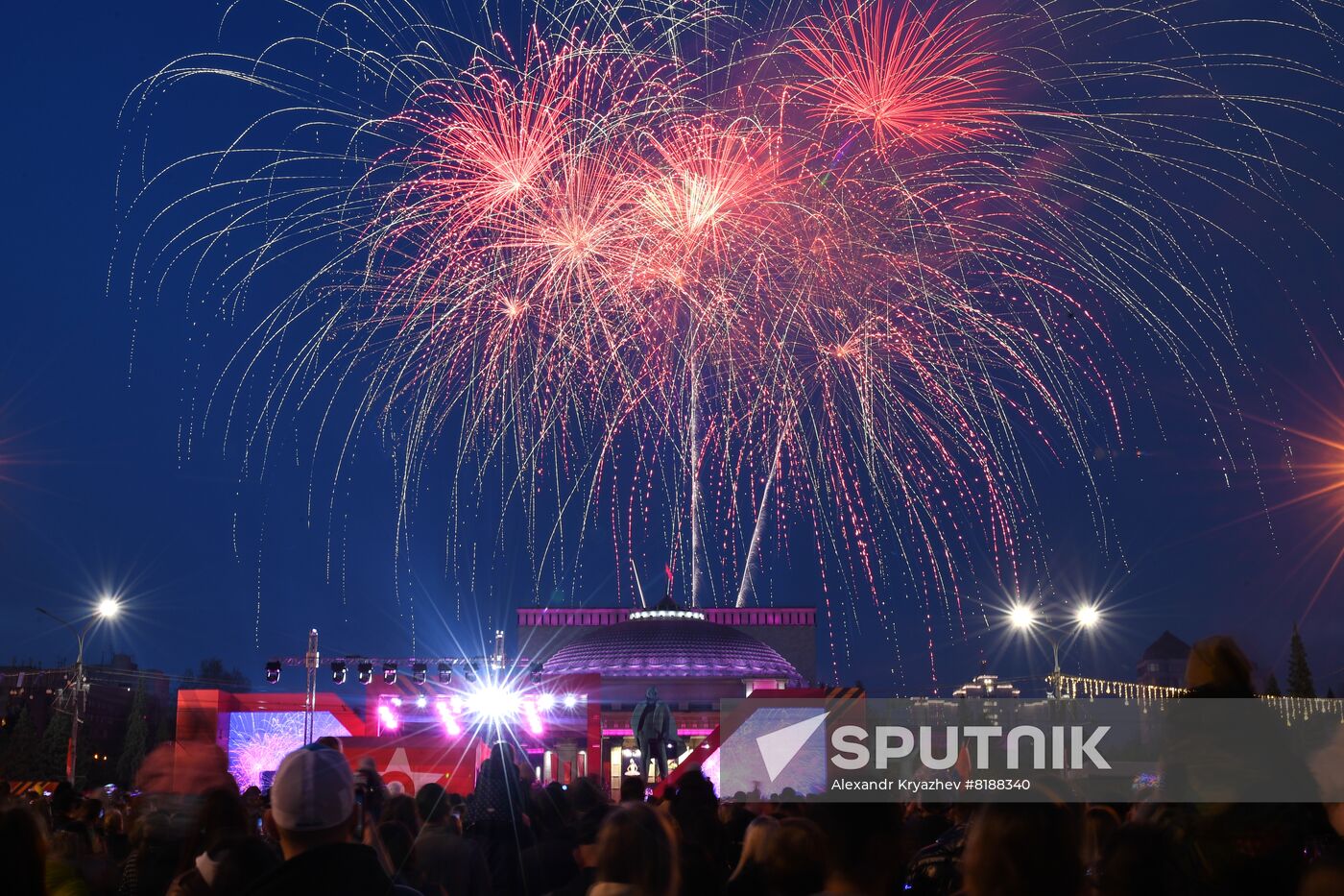 Russia Regions WWII Victory Day Fireworks