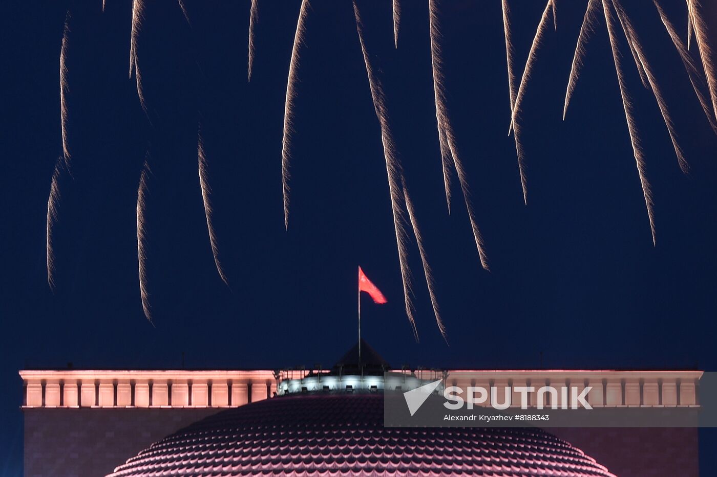 Russia Regions WWII Victory Day Fireworks