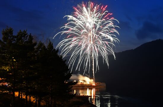 Russia Regions WWII Victory Day Fireworks