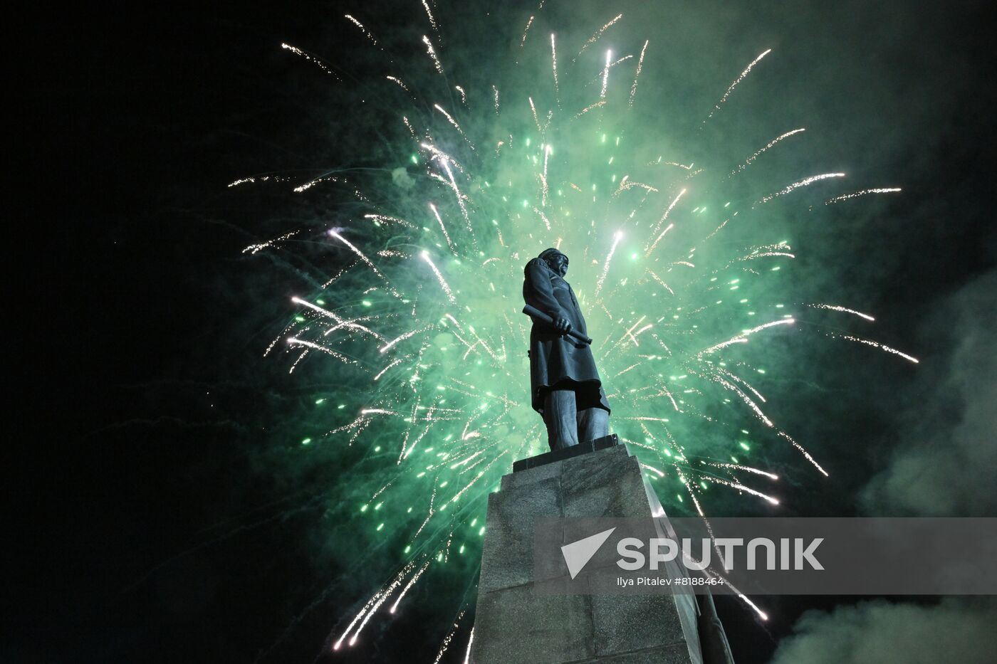 Russia Regions WWII Victory Day Fireworks