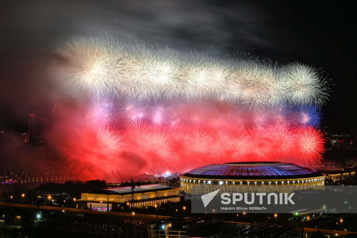 Russia WWII Victory Day Fireworks