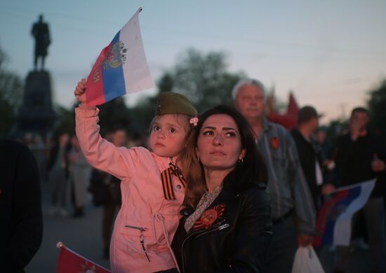 Russia Crimea WWII Victory Day Celebrations