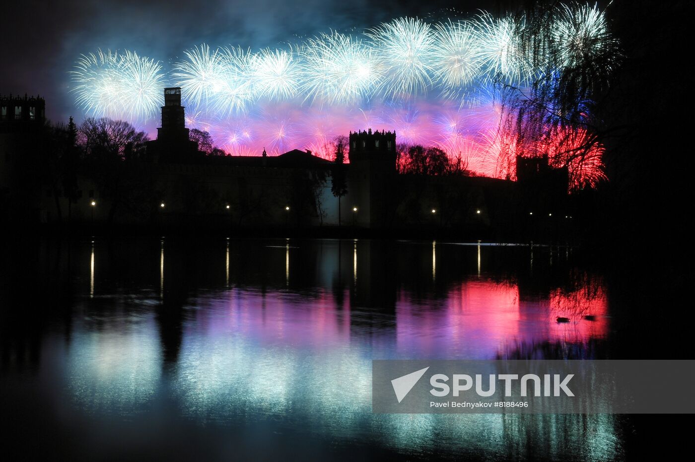 Russia WWII Victory Day Fireworks