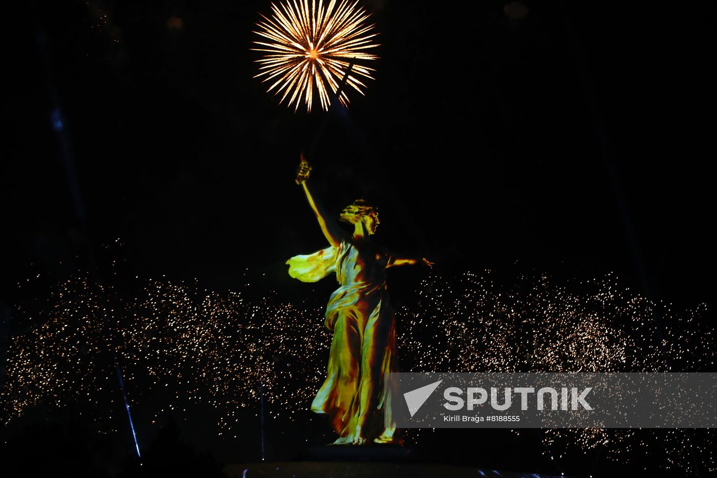 Russia Regions WWII Victory Day Fireworks